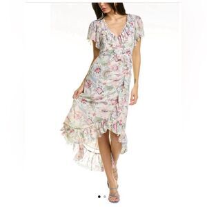 Cinq A Sept Sheila Ruffle Dress size 8